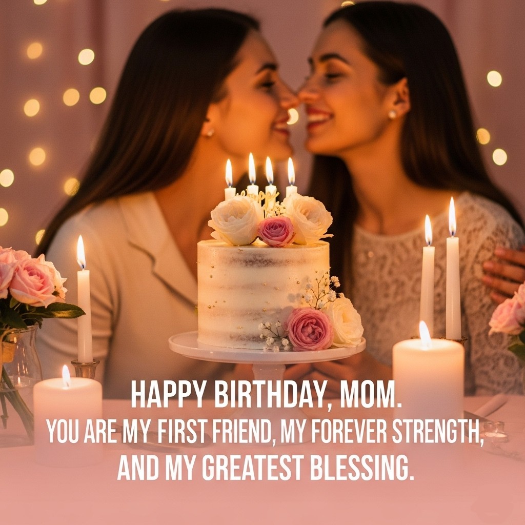 Happy Birthday, Mom. You are my first friend, my forever strength, and my greatest blessing.